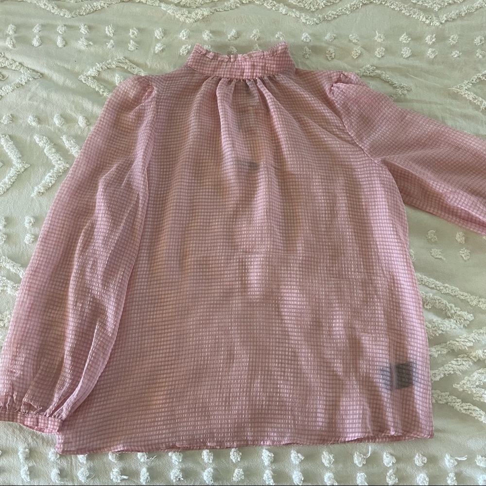 NWT who what wear Pink blouse